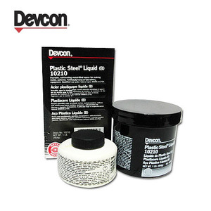 DEVCON Plastic Steel Liquid(B) 10210 데브콘 보수제 금형 주조 치공구 제작 및 탱크 라이닝 보수 용량:454g